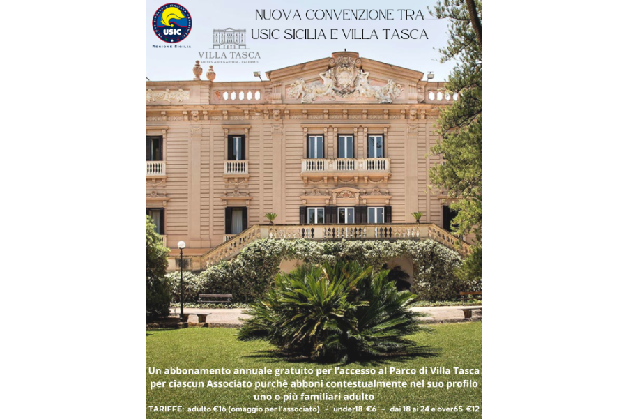 Convenzione con il Parco di Villa Tasca