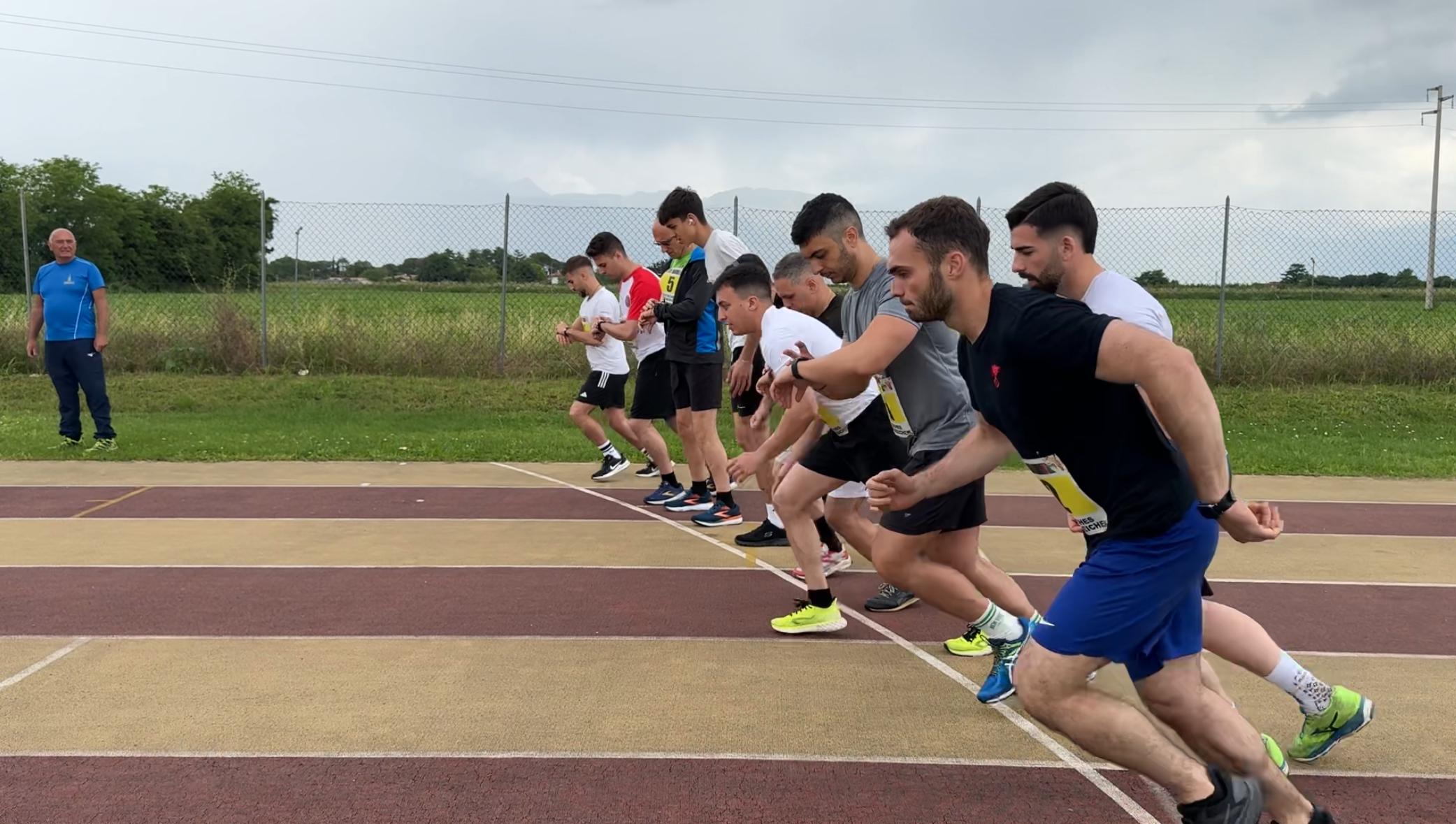 inizio sprint corsa