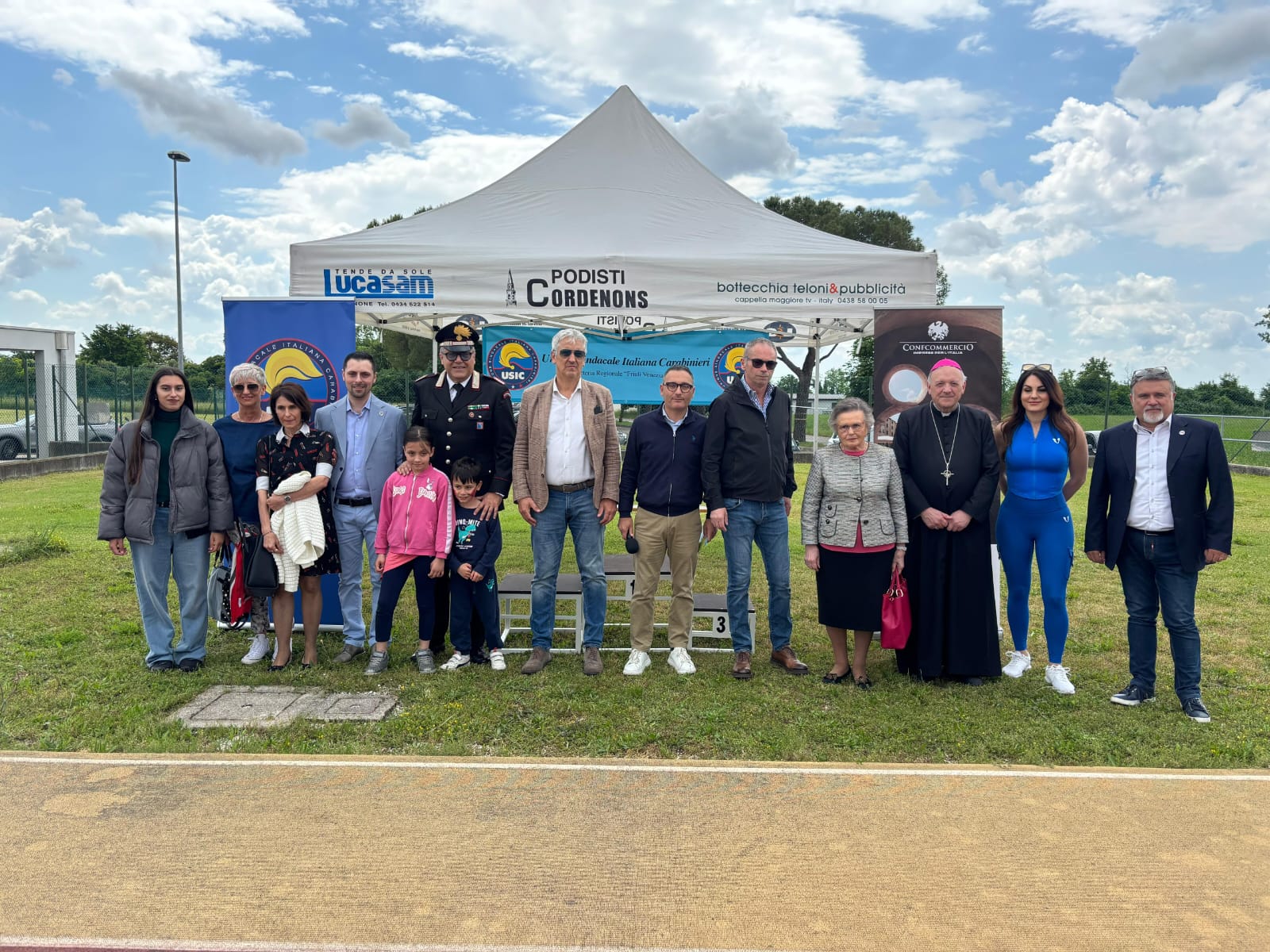 foto di gruppo organizzatori brevetto sportivo